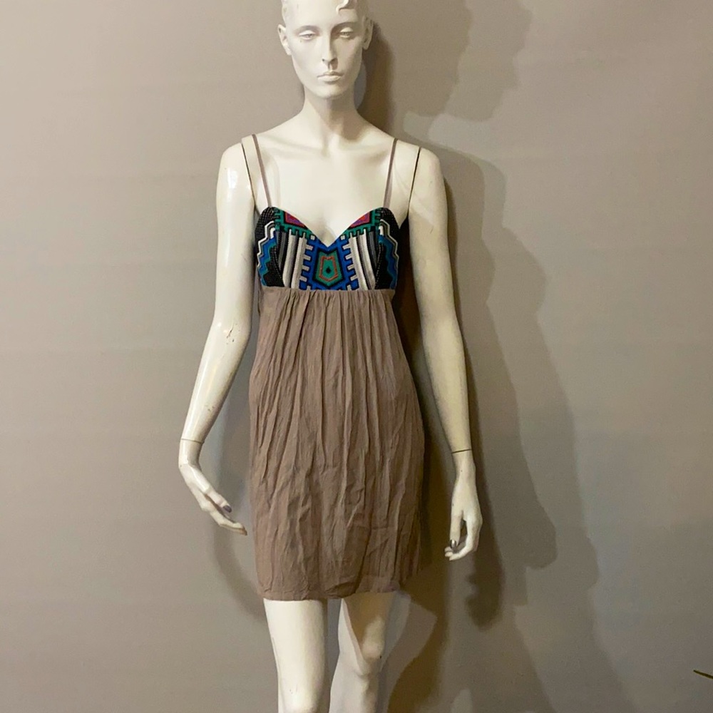 Karlie Small woven top with Rayon bottom.